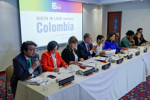 Hallazgos y recomendaciones preliminares de la Comisión Interamericana de Derechos Humanos sobre la situación de Colombia.