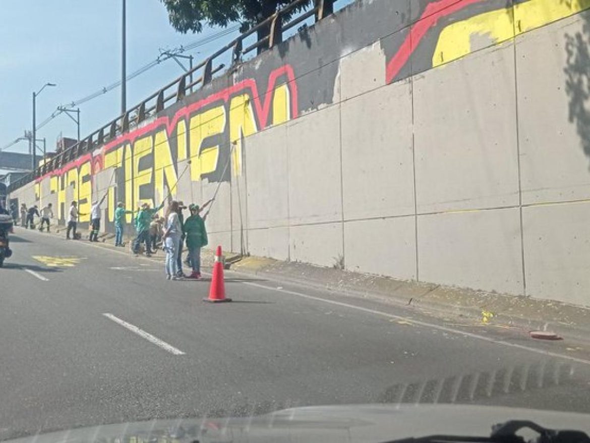 Memoria borrada: polémica por eliminación de mural en Medellín